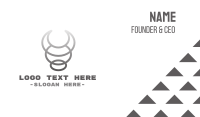 Bull Head Rings Business Card Image Preview