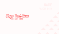 Pink Candy Business Card Design