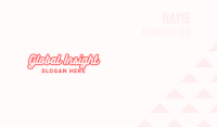 Pink Candy Business Card Image Preview