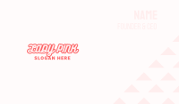 Pink Candy Business Card Image Preview