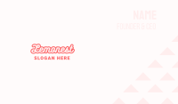 Pink Candy Business Card Image Preview