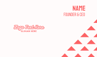 Pink Candy Business Card Preview