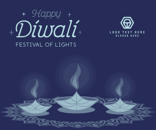 Happy Diwali Facebook Post Design Image Preview