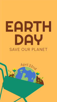 Save our Planet Facebook Story Design