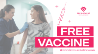 Free Vaccine Week YouTube Video Design