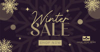 Winter Snowball  Sale Facebook Ad Design