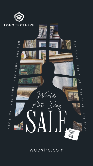 World Art Day Sale Instagram Reel Image Preview