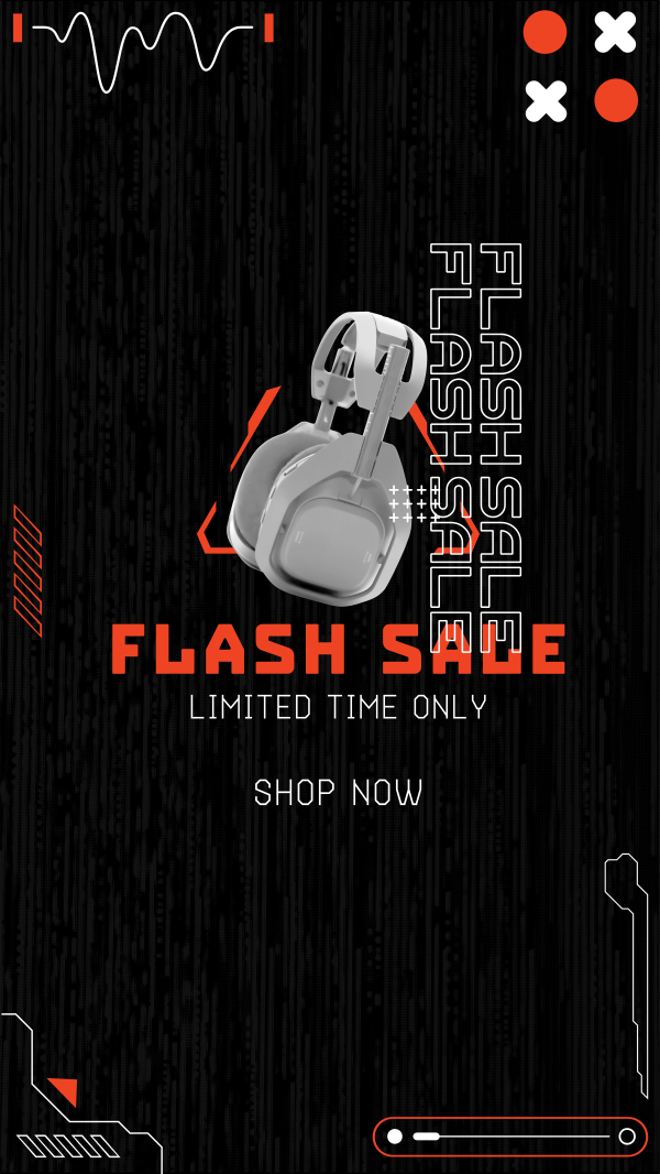 Tech Flash Sale Instagram Story Design Image Preview