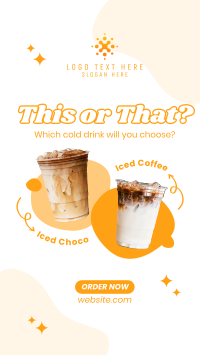 Choose Your Drink Instagram story Image Preview