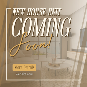 New House Coming Soon Instagram post Image Preview