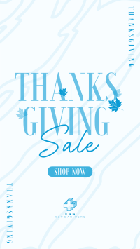 Thanksgiving Autumn Shop Sale Instagram story Image Preview