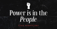 Strong Civil Rights Day Quote Facebook ad Image Preview