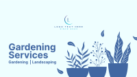 Professional Gardening Services Facebook event cover Image Preview
