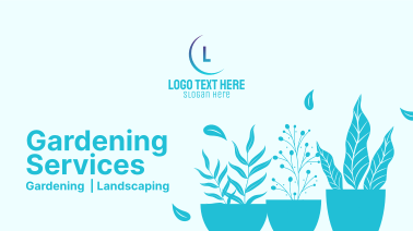 Professional Gardening Services Facebook event cover