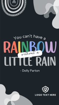 Rainbow After The Rain Instagram Reel Design