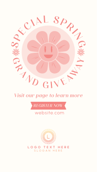 Spring Giveaway Instagram Story Design