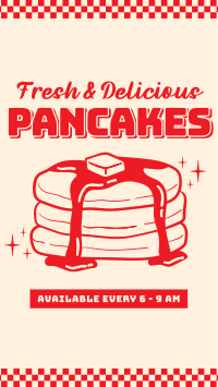 Retro Pancakes Instagram reel Image Preview