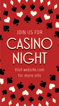 Casino Night Instagram story Image Preview