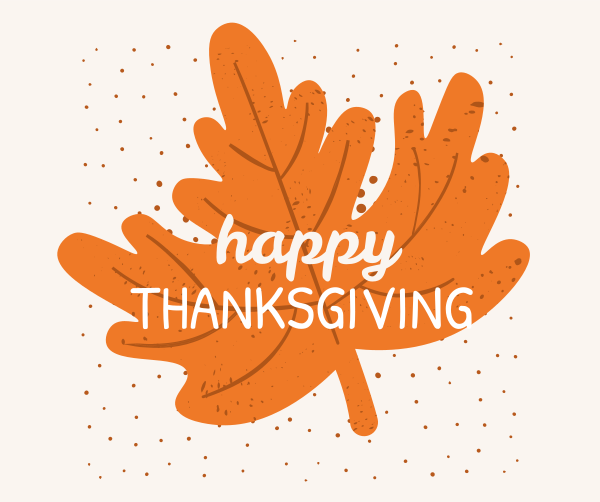 Happy Thanksgiving Autumn Leaf Facebook Post Design Image Preview