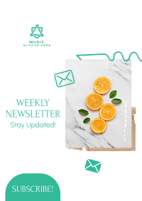 Wellness Weekly Newsletter Flyer Image Preview