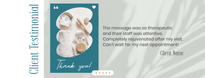 Beauty Spa Testimonial Facebook cover Image Preview