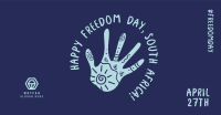 Freedom Day Hand Facebook ad Image Preview