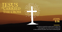 Jesus Cross Facebook ad Image Preview