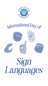 International Sign Day Instagram reel Image Preview