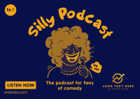Our Funny Podcast Postcard Image Preview
