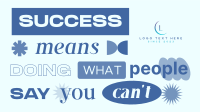 Quirky Success Quote Animation Image Preview