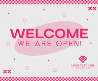 Neon Welcome Facebook post Image Preview