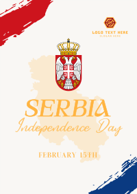 Serbia National Day Poster Design
