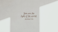 Bible Inspirational Verse YouTube Banner Image Preview
