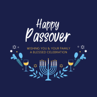 Celebrate Passover  Instagram Post Design
