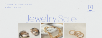 Luxurious Jewelry Sale Facebook Cover Design