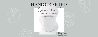 Handcrafted Candle Shop Facebook cover Image Preview