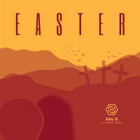 Easter Resurrection  Instagram Post Image Preview