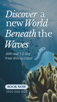 Waves Freediving Class Instagram Reel Image Preview