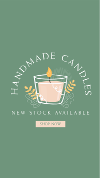 Available Home Candle  Instagram story Image Preview