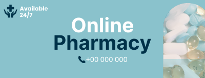 Modern Online Pharmacy Facebook cover Image Preview