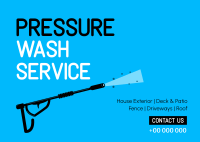 Power Washing Service Postcard Design