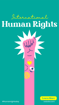 Human Rights Day Facebook Story Design