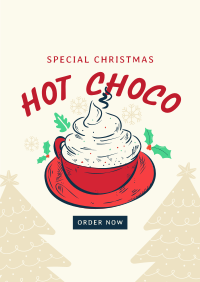 Christmas Hot Choco Flyer Design