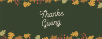 Happy Thanksgiving Facebook cover Image Preview