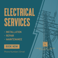Electrician For Hire Instagram post Image Preview