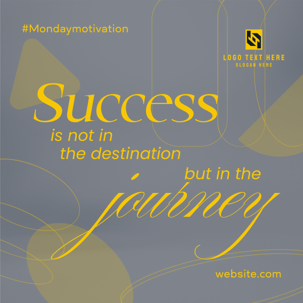 Success Motivation Quote Instagram Post Design Image Preview