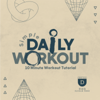 Modern Workout Routine Linkedin Post Image Preview