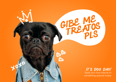 Gibe Doge Treatos Postcard Image Preview