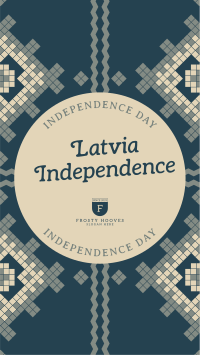 Traditional Latvia Independence TikTok Video Image Preview