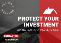 Top-Notch Roofing Services Postcard Image Preview